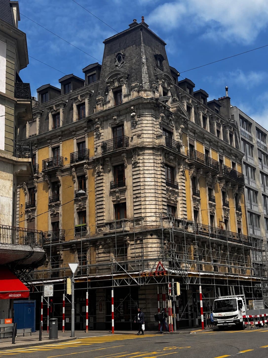 Immeuble Mail 3 — Rénovation de façade — avant travaux 1